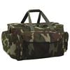 vidaXL Sac de p&ecirc;che imperm&eacute;able vert camouflage tissu oxford