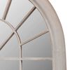 vidaXL Miroir de jardin d'arche rustique 60x116 cm Int&eacute;rieur/ext&eacute;rieur