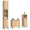 vidaXL Ensemble de meubles de salle de bain 3 pcs ch&ecirc;ne sonoma