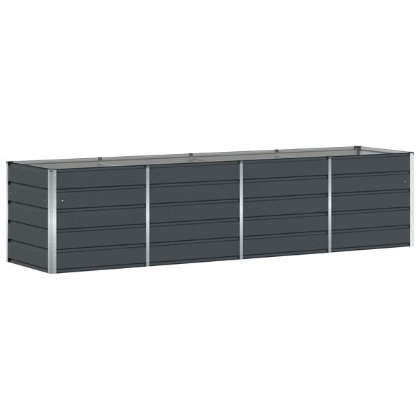 vidaXL Jardini&egrave;re Anthracite 240 x 80 x 75 cm Acier