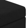 vidaXL Tabouret Noir 41 x 41 x 40 cm Tissu et bois stratifi&eacute;