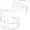 vidaXL Fauteuil inclinable &eacute;lectrique Gris clair Tissu