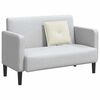 vidaXL Coussin de Dos Cr&egrave;me 50 x 45 cm Tissu en velours c&ocirc;tel&eacute;