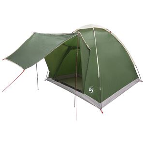 vidaXL Tente de camping 2 personne Vert Polyester et Acier