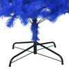 vidaXL Sapin de No&euml;l avec 300 LED avec support Bleu 180 cm PVC
