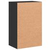 vidaXL Armoire de rangement noir 56,5x39x90 cm bois d'ing&eacute;nierie