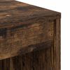 vidaXL Bureau avec tiroir 2 pcs Ch&ecirc;ne fum&eacute;
