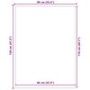 vidaXL Paillasson marron 90x120 cm