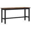 vidaXL Banc de salle &agrave; manger Ch&ecirc;ne fum&eacute; 100 x 32,5 x 48,5 cm