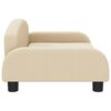 vidaXL Canap&eacute; pour enfants cr&egrave;me 70x45x30 cm tissu