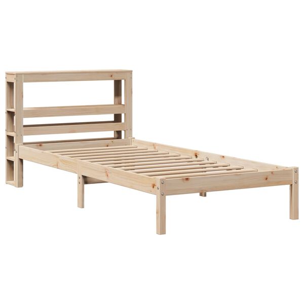 vidaXL Cadre de lit sans matelas 75x190 cm bois de pin massif