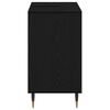vidaXL Cabinet de salle de bain Noir 80 x 33 x 60 cm Bois d'ing&eacute;nierie