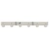 vidaXL Spot de plafond Nickel 73 x 6,5 x 11,5 cm M&eacute;tal