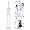 vidaXL Pr&eacute;sentoirs de salon 2 pcs Blanc 26,5 x 26,5 x 150 cm Acier