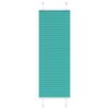 vidaXL Store pliss&eacute; vert p&eacute;trole 50x150 cm largeur du tissu 49,4 cm