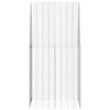 vidaXL Cage pour lapins Argent 400 x 100 x 210 cm Acier galvanis&eacute;