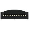 vidaXL Lit de jour avec matelas noir 100x200 cm velours