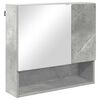 vidaXL Ensemble de mobilier de salle de bain 4 pcs Gris b&eacute;ton