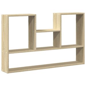 vidaXL &Eacute;tag&egrave;re murale ch&ecirc;ne sonoma 99x15x60 cm bois d'ing&eacute;nierie