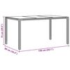 vidaXL Ensemble de salle &agrave; manger pour jardin 7 pcs Marron polyrotin