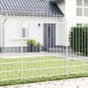 vidaXL Cl&ocirc;ture de jardin 8 pcs Blanc 170 x 225 cm