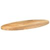 vidaXL Dessus de table 120x50x2,5 cm ovale bois massif de manguier