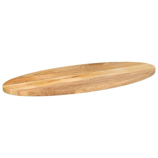 vidaXL Dessus de table 120x50x2,5 cm ovale bois massif de manguier