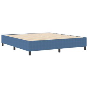 vidaXL Cadre de lit plateforme Bleu 180 x 200 cm