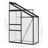vidaXL Serre Anthracite Aluminium 1,38 m&sup3;