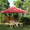 vidaXL Tente de f&ecirc;te Bordeaux 292 x 292 x 315 cm Tissu Oxford