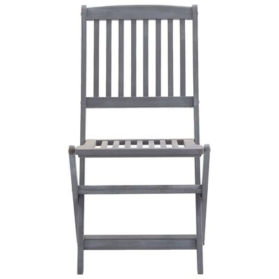 vidaXL Chaises pliables d'extérieur lot de 2 Bois d'acacia solide