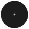 vidaXL Tapis de saut Tissu Noir pour trampoline rond de 4,27 m