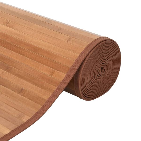 vidaXL Tapis rectangulaire naturel 60x100 cm bambou