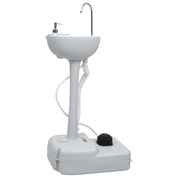 vidaXL Ensemble de lave-mains et r&eacute;servoir d'eau portable de camping