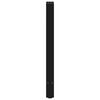 vidaXL Pieds de table console Noir 2 pi&egrave;ces 38 x (72-73) cm Acier
