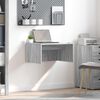 vidaXL Bureau mural Gris Sonoma 60 x 45 x 30 cm Bois d'ing&eacute;nierie