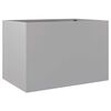 vidaXL Jardini&egrave;re argent&eacute; 62x47x46 cm acier galvanis&eacute;