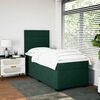 vidaXL Sommier &agrave; lattes de lit avec matelas Vert fonc&eacute; 90x190 cm