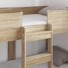 vidaXL Lit Superpos&eacute; pour Enfants Ch&ecirc;ne Sonoma 80 x 160 cm