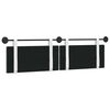 vidaXL T&ecirc;te de lit suspendue Montage mural Blanc 170 x 55 x 5 cm tissu