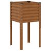 vidaXL Jardini&egrave;re de jardin 45 x 45 x 88 cm Acier patin&eacute;