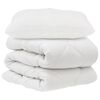 vidaXL Ensemble de Duvet avec oreiller 2 pi&egrave;ces Blanc Microfibre