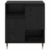 vidaXL Buffets 2 pcs Ch&ecirc;ne noir 120 x 35 x 70 cm Bois d'ing&eacute;nierie
