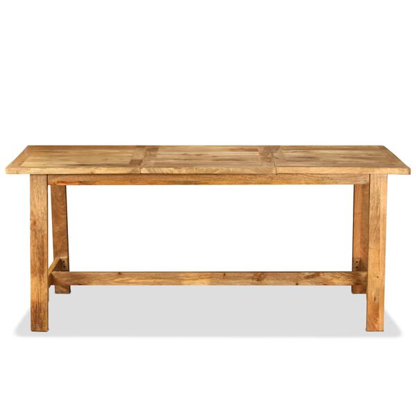 vidaXL Table &agrave; manger Bois de manguier massif 180 cm