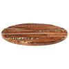 vidaXL Dessus de table &Oslash; 90x3,8 cm rond bois massif de r&eacute;cup&eacute;ration