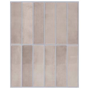 vidaXL Carrelage rectangulaire 10 pcs Caf&eacute; beige 29 x 23 x 0,08 cm