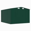 vidaXL Abri de jardin 257x298x178 cm M&eacute;tal Vert