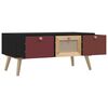 vidaXL Table basse avec tiroirs 80x40x35,5 cm bois d'ing&eacute;nierie