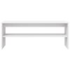 vidaXL Meuble TV Blanc 100 x 40 x 40 cm Agglom&eacute;r&eacute;