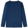 T-shirt enfants manches longues bleu marine 116
